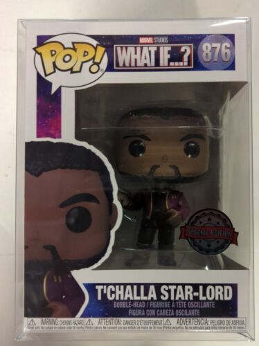 FUNKO POP! / MARVEL TCHALLA STAR LORD SPECIAL EDITION 876 - Picture 1 of 3