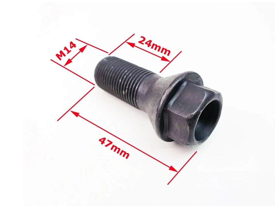 Parafuso de parafuso de porca de roda padrão OE - M14 X 1.25 - 36136890324 - Compatível com: BMW Mini - Imagem 2 de 3