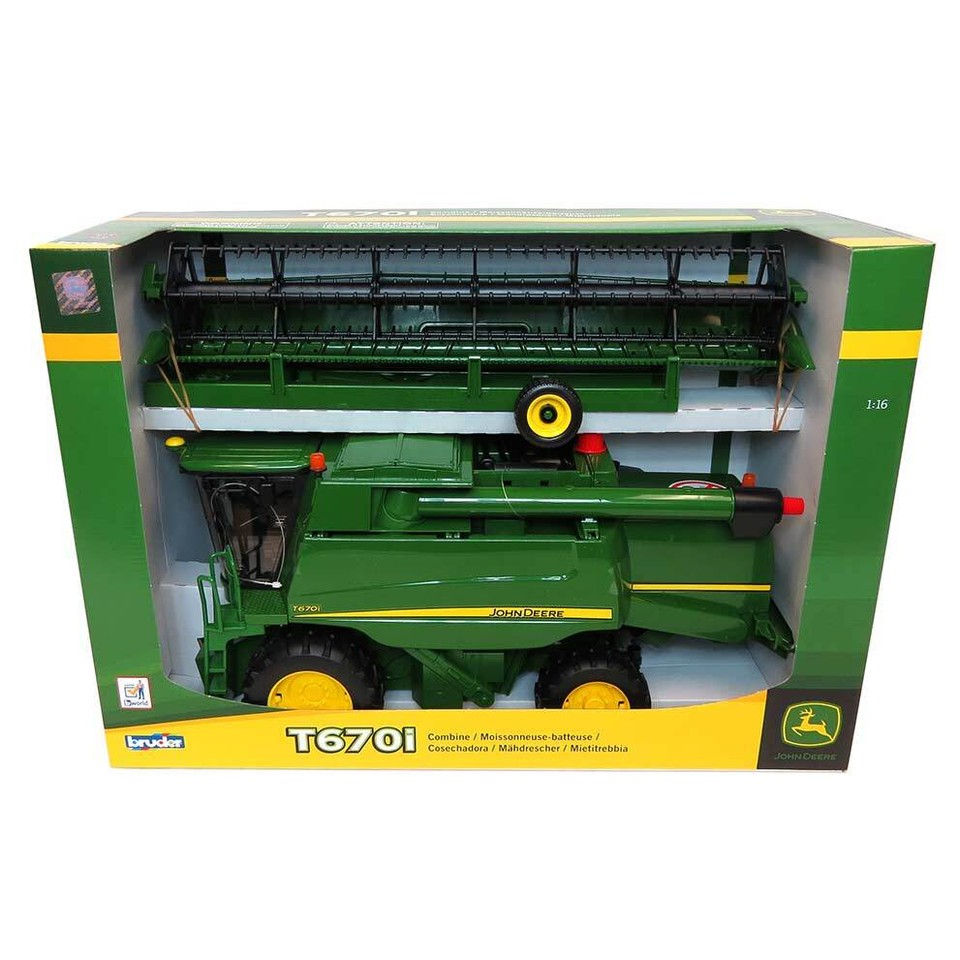 Mietitrebbia John Deere T670L (02132) - Bruder - Veicoli Agricoli - Foto 10