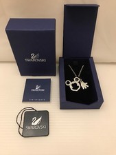 Swarovski Disney Mickey Mouse Crystal Necklace Pendant Box  Certificate 872503