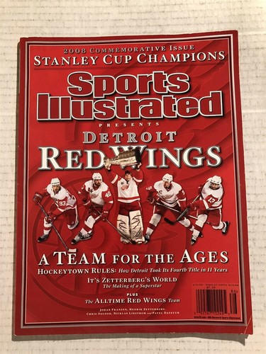 2008 Sports Illustrated Commemorative DETROIT Red Wings STANLEY CUP Chris OSGOOD