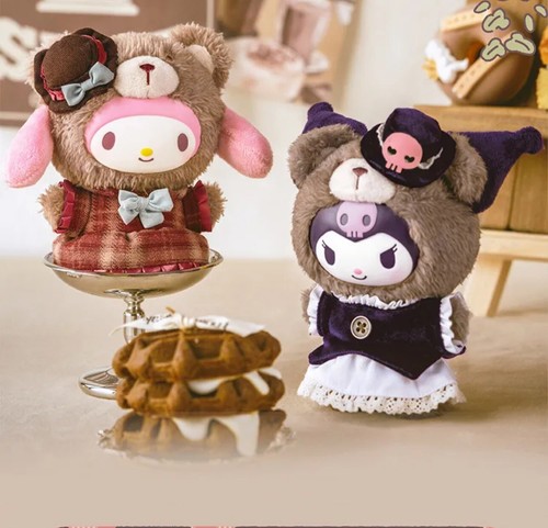 Top Toy Sanrio Characters Afternoon Tea Plush Toy Whole Set /6 Blind Dolls - Picture 3 of 11