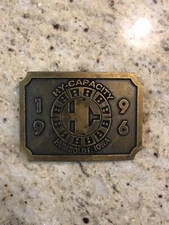 1996 Hy-Capacity Belt Buckle Humboldt, IA Iowa