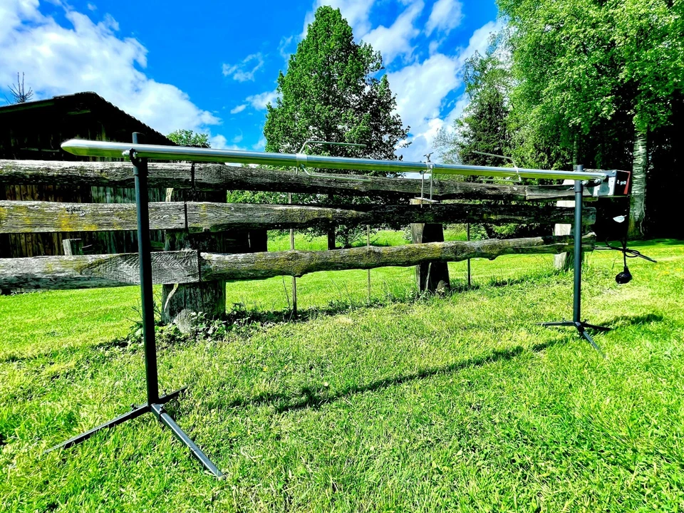 XXL TOURNEBROCHE BARBECUE XXL 190/85cm tourne broche pour méchoui - Photo 3/4