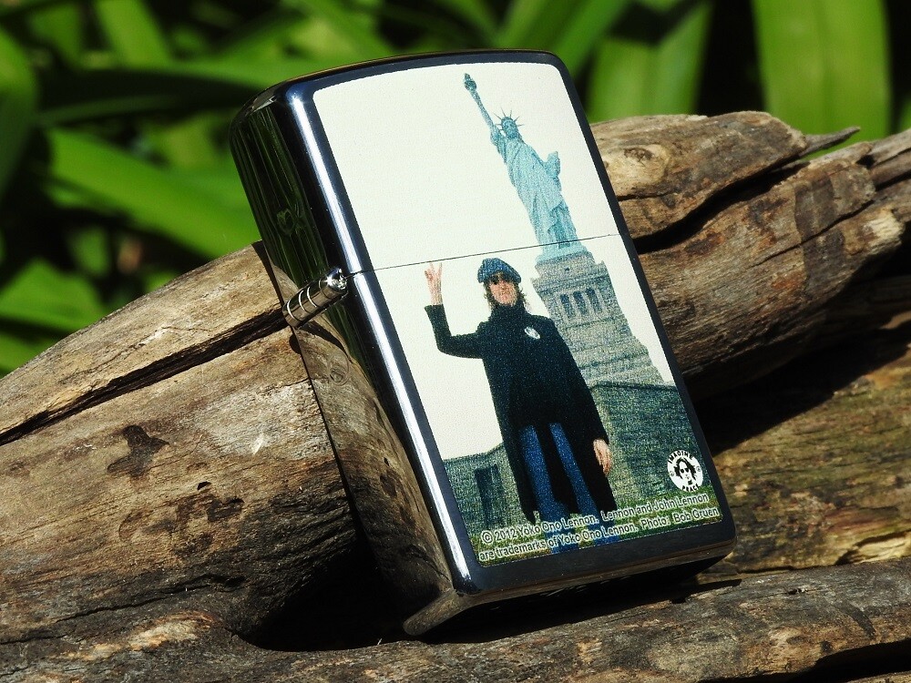 John Lennon Zippo Lighter - Statue of Liberty - The Beatles