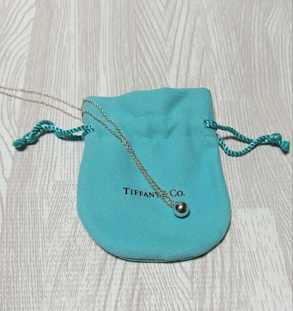 Tiffany Co. Silver925 HardWear Ball Necklace Sterling Silver 925