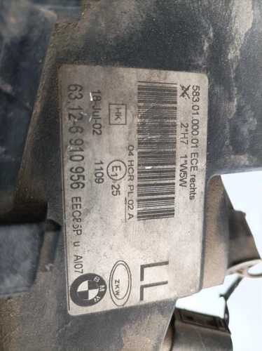 63126910956 Faro Derecho para BMW SERIE 3 BERLINA (E46) * 954144 - Imagen 2 de 6