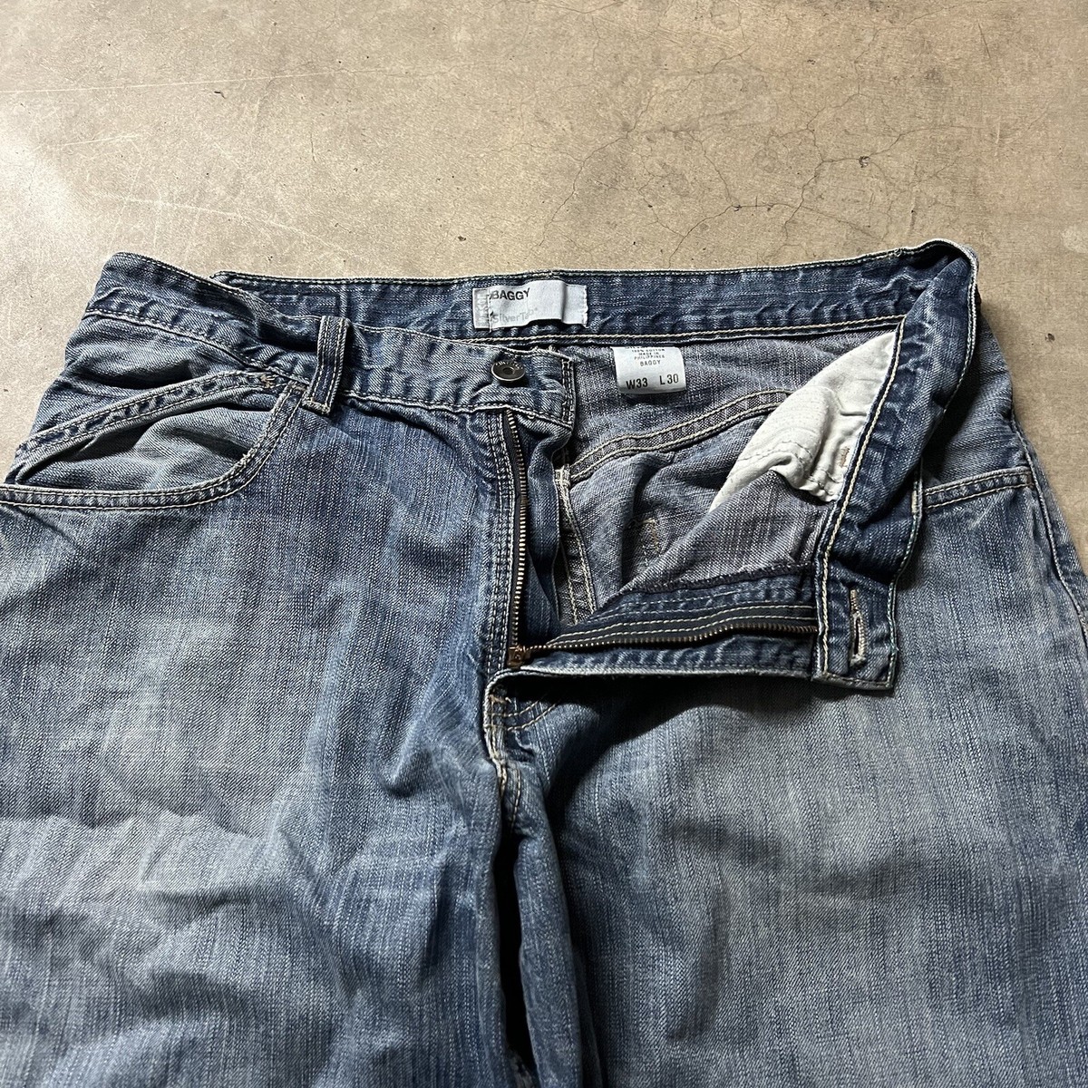 Levi's baggy デニム W30 L30 silverTab Levi's SILVER TAB “BAGGY” Black Denim Made in USA (SIZE:W33