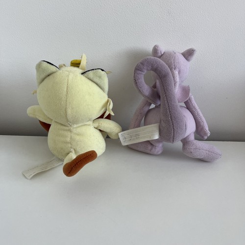 Peluche Hasbro Gamefreaks Nintendo Pokemon Mewtwo de colección y peluche Meowth 1995 - Imagen 3 de 12