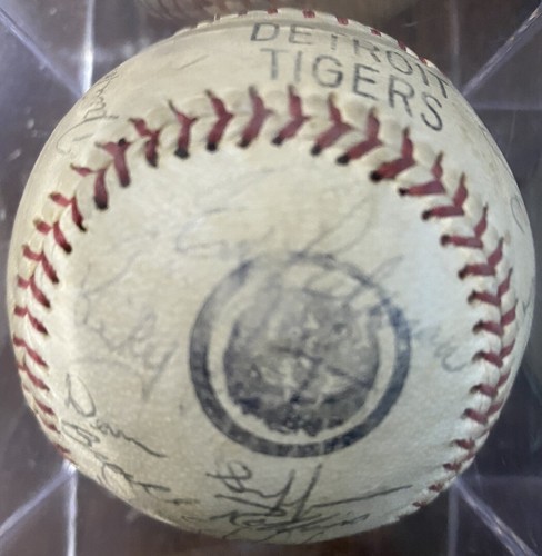 1979 Detroit Tigers Team Signed Baseball Sparky, Kaline, Trammell, Fidrych + 13 - Picture 8 of 9