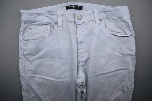 Men Fidelity Pants Havana Twill Straight Titanium Gray Stretch Sz 34 (Msr 34x24) - Picture 2 of 9