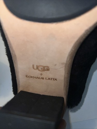 UGG x Eckhaus Latta Tacchi Punta Aperta Nero Ametista Taglia 9 - Foto 9 di 24