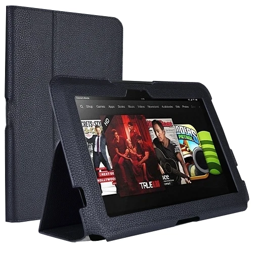 rooCASE for Amazon Kindle Fire HD 8.9" - Dual-View Leather Folio Case BLK Lot C2 - Image 4 of 4