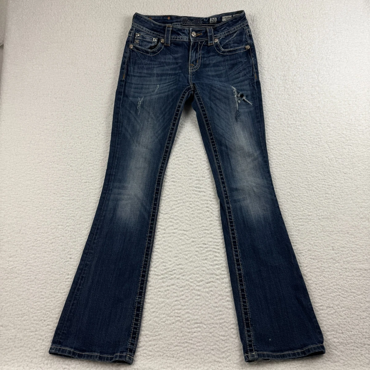Miss Me 34 in Inseam Mid (8.5-10.5 in) Rise Jeans for Women for