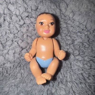 2002 Mattel Barbie Happy Family Newborn Baby Infant Boy Brown Hair Brown Eyes
