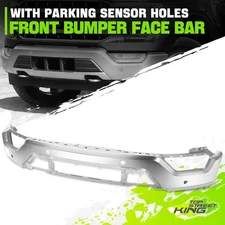 Polished Chrome Front Bumper Face Bar w/Parking Sensor Hole for Ford F150 21-23