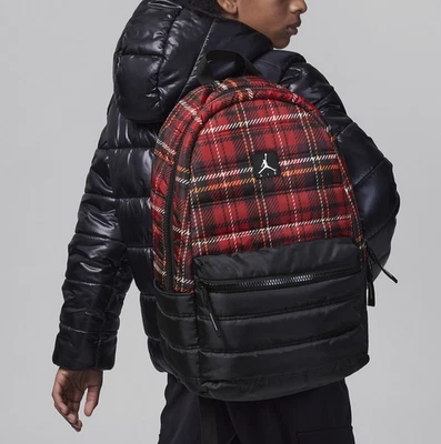 Jordan black red genuine backpack unisex woman man junior kids new