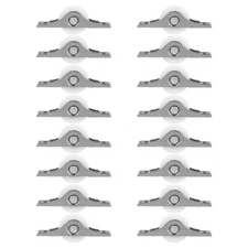 16 Pcs Closet Roller Wheel Replacement Sliding Door Pulley Furniture