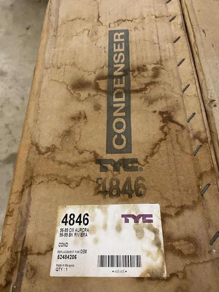 Nuevo condensador de aire acondicionado para Oldsmobile Aurora y Buick Riviera 1995-1999 por 52484206 Foto 3 de 4