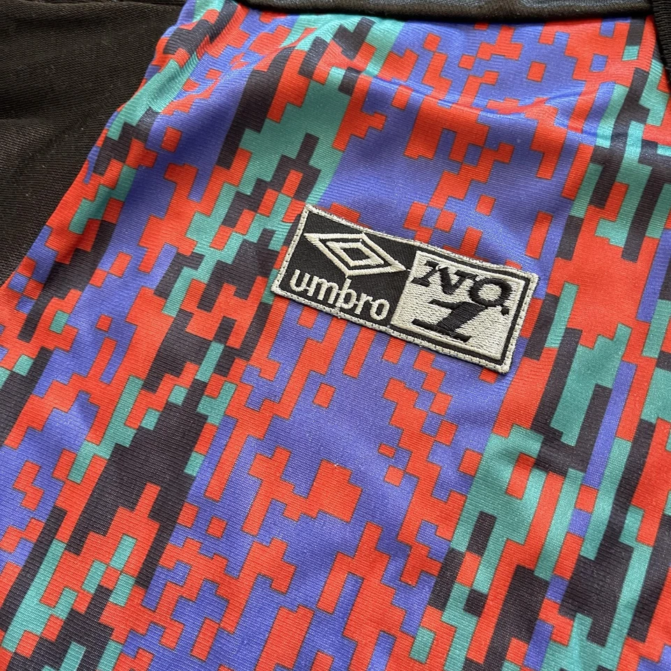 Vintage Umbro Goalkeeper Shirt Mens XL Padded 90s No 1 USA Pattern Soccer Jersey - Image 4 of 4
