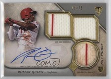2017 Triple Threads Rookies and Future Phenoms Silver 13/75 Roman Quinn Auto pe8