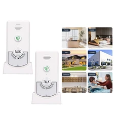 Wireless Voice Intercom Home Smart 2 Way Talk Doorbell For Elderly Caregivers