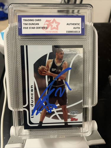 2006 Topps Tim Duncan Auto FSG Authentic