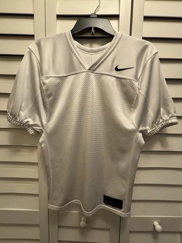 Nike Jersey Youth Large Boys 12–14 White Football Practice Padded Mesh Game Top - Picture 4 of 10