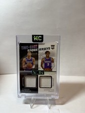 2020-21 Noir Two-Shot Dual Rookie Patches - Tyrese Haliburton, Ramsey /99