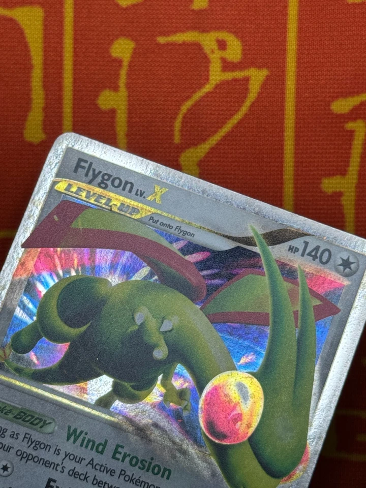 POKEMON TCG FLYGON LV X 105/111 HOLO ULTRA RARE EXCELLENT RISING RIVALS - Image 3 of 4