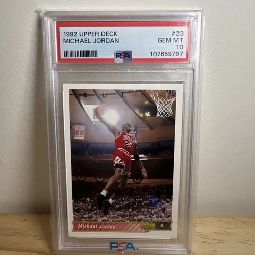 1992 Upper Deck Michael Jordan Chicago Bulls Card #23 PSA 10 Gem Mint