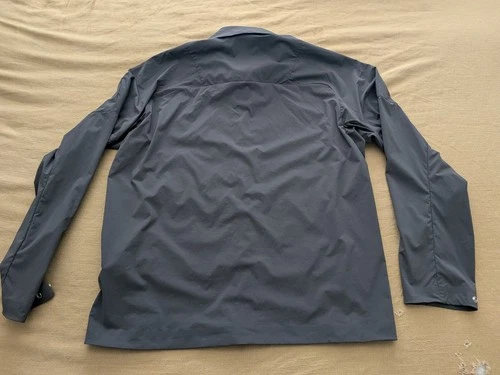 STONE ISLANDGray 1200016 Recycled Stretch Nylon Tela StellinaJacket SIZE M image 7