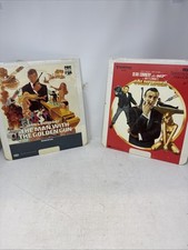 Lot Of 2 James Bond CED RCA Videodiscs Goldfinger, The Man With The Golden Gun