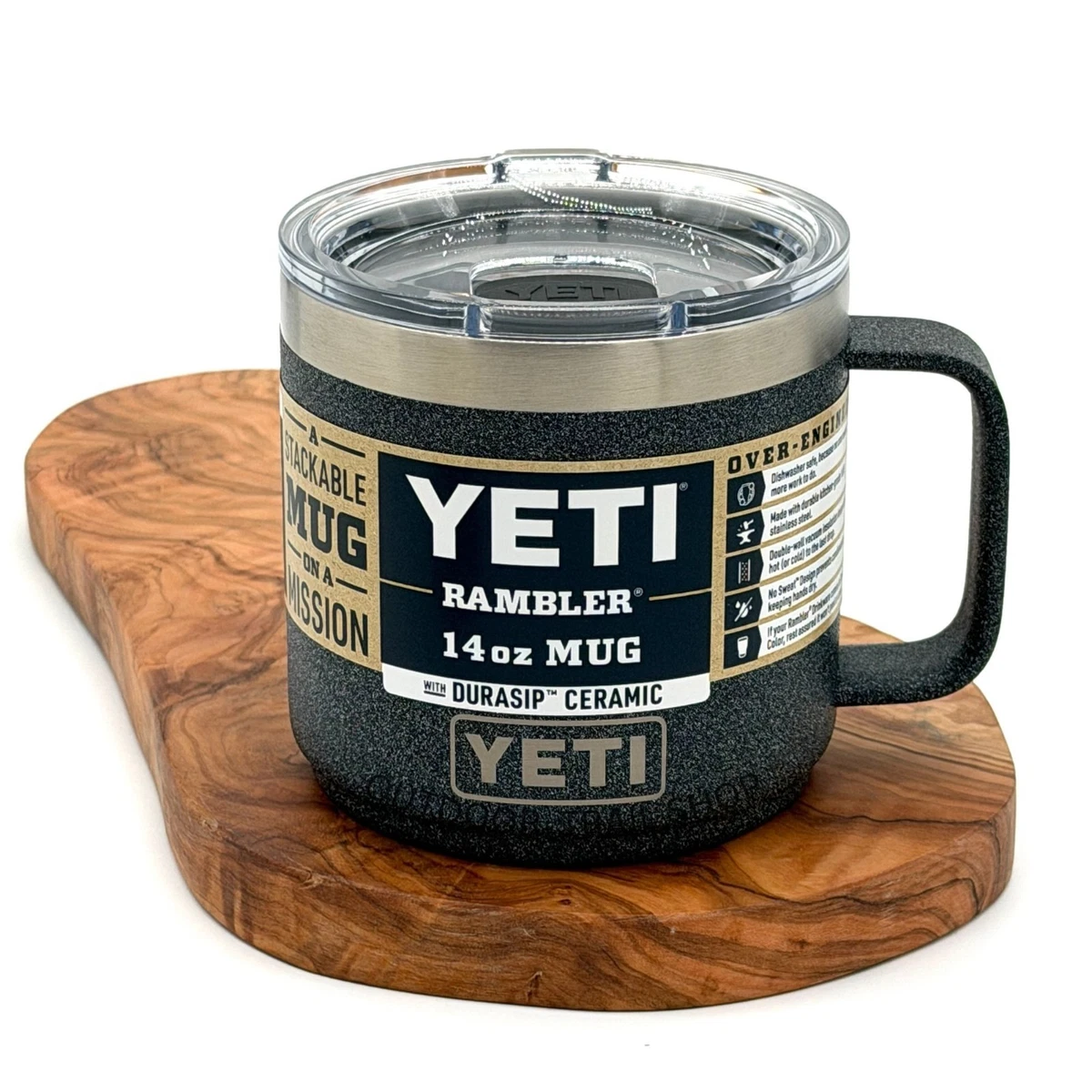 YETI Pour Over Coffee Maker 14 oz Ceramic Mug Black w/ Filters for