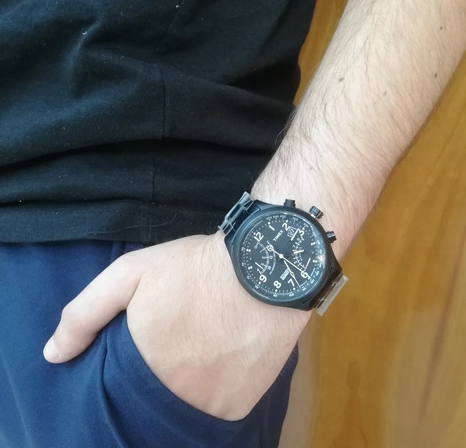 Orologio Timex Uomo Intelligent Quartz Cassa E Cinturino In Acciaio Linea Sport - Immagine 2 di 4