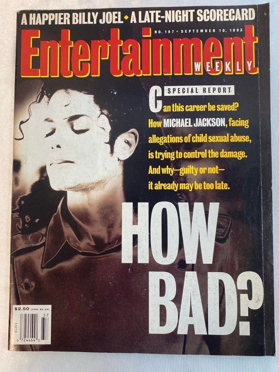 Michael Jackson Original Cover Entertainment Weekly Magazine