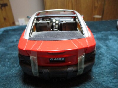 Matchbox Jeep Jeepster Concept Car Red Diecast 1/18 Scale