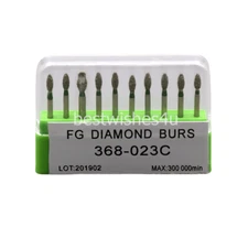 Dental Multi-Use Diamond Pointed FG Football Bur 368/023C COARSE Friction Grip