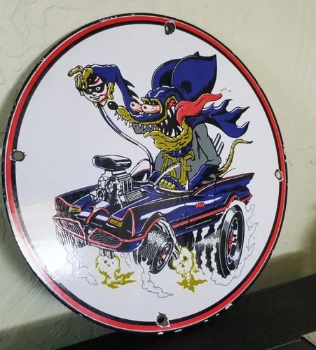 RAT FINK PORCELAIN SIGN ED 