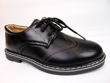 Hawkwell Brogue Dress Oxford, Little Kids Shoes Size 11.5 K, Black NEW, 2380