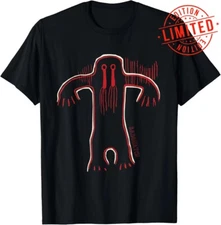Native American Bigfoot -Sasquatch Petroglyph Cave Art T-Shirt Size S-4XL