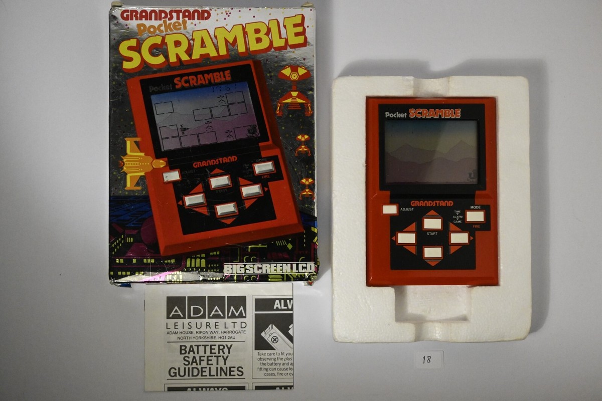 【レアかも】Grandstand Looney Tunes 携帯ゲーム機 本体 Vintage Boxed Grandstand Pocket Scramble Game electronic handheld