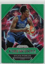 2021 Panini WNBA Prizm Fireworks #4 GREEN PRIZMS Sylvia Fowles Minnesota Lynx