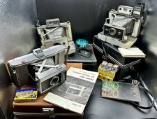 Vintage Polaroid Land Cameras - J66, 420, 104 - Untested - As Is - Lot of 3