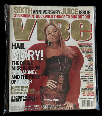 Vibe Magazine September 1999 Mary J. Blige 6th Anniversary Carlos