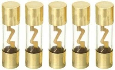 IMC Audio AGU Fuse 30 Amp Car Audio Power Glass Tube Gold Plated Radio Amplifier