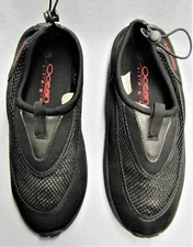 NOS Ocean Ridge Beach, Pool, Deck, Sand, Boat, Water Shoes Size 10 Black