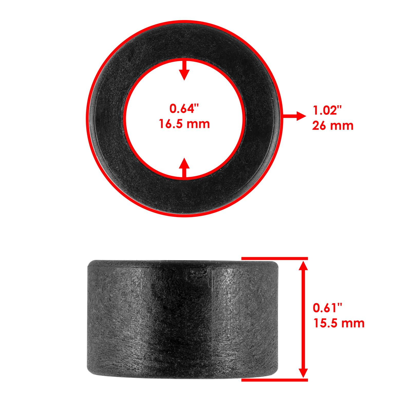 14x Front Control AArm Bushings for Polaris RZR XP 1000 / RZR XP 4