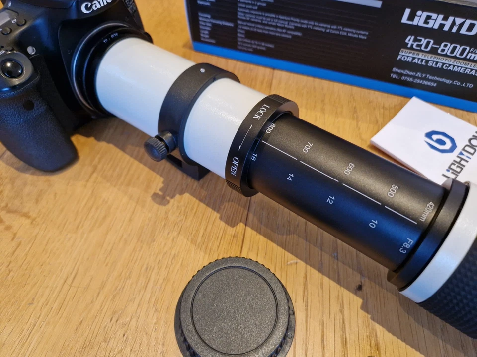 Canon EF fit 420-800mm lens for EOS camera  4000D 250d 90D 850D 750D (not 500mm) - Image 4 of 4