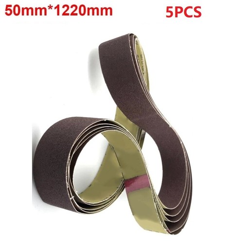 50x1220mm Coarse Fine Grinding Abrasive Sanding Belts 5pcs Grit 60 240 - Picture 8 of 8
